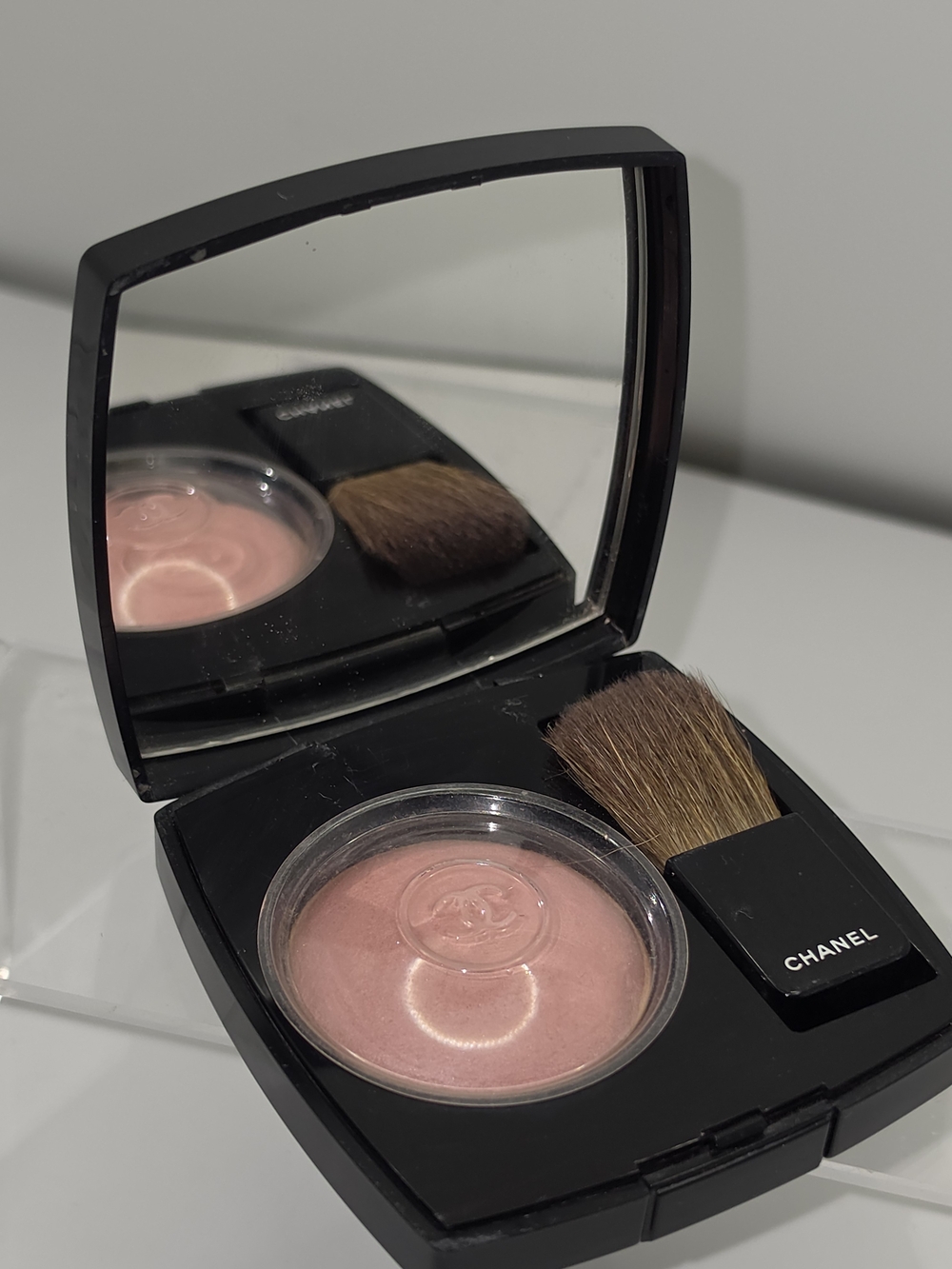 RARE CHANEL JOUES CONTRASTE Powder Blush- 95 - "COMPLIMENT" - Picture 6 of 8